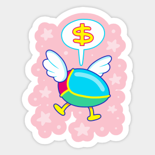 Money is My Fantasy Sticker